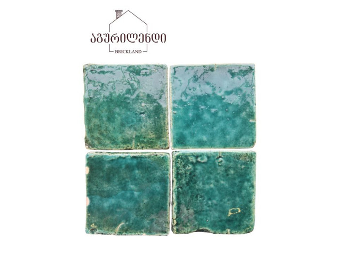 Handmade glazed bricks